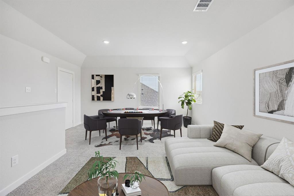Game Room in the Stanley II home plan – REPRESENTATIVE PHOTO