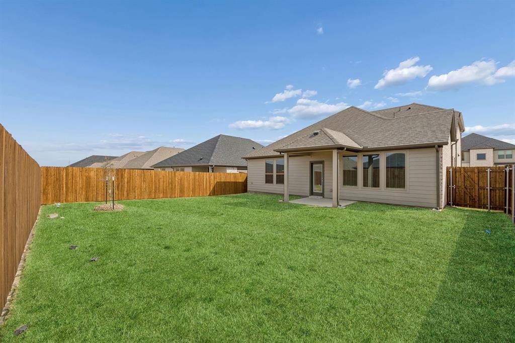 Covered Patio in the Stanley II home plan – REPRESENTATIVE PHOTO
