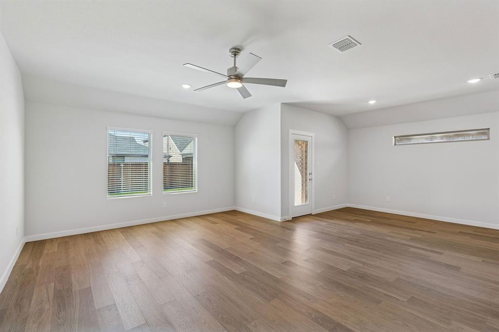 Living and Dining Room in the Harrison home plan – REPRESENTATIVE PHOTO