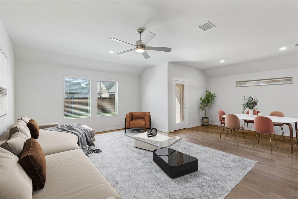 Living Room in the Harrison home plan – REPRESENTATIVE PHOTO