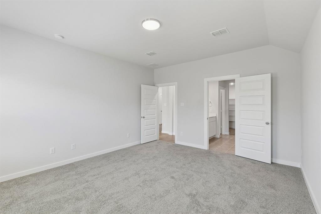 Primary Suite in the Harrison home plan – REPRESENTATIVE PHOTO