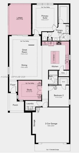 Additional Highlights Include: extended tile flooring to primary suite, 8' interior doors, additional lighting in great room, and pre-plumb for laundry sink.