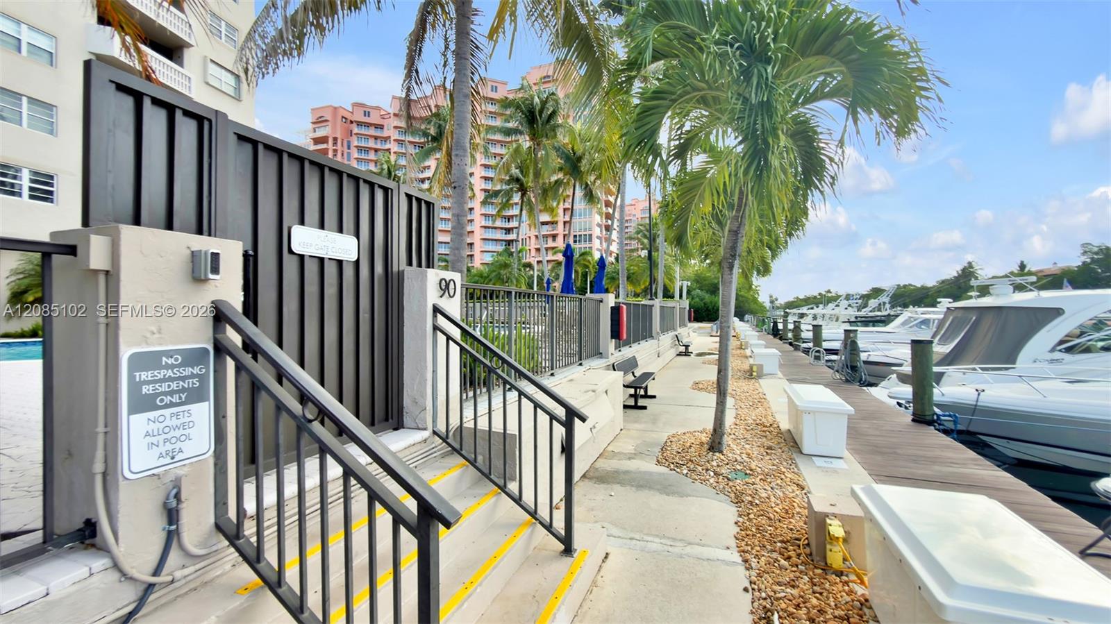 Marina walkway