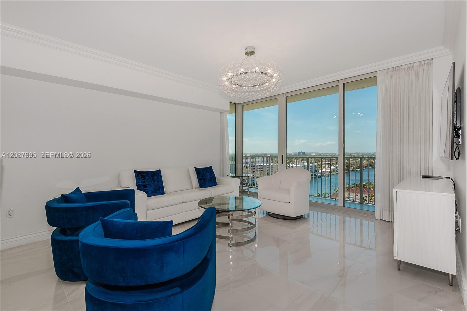 Spectacular Intracoastal & City View From Living Room