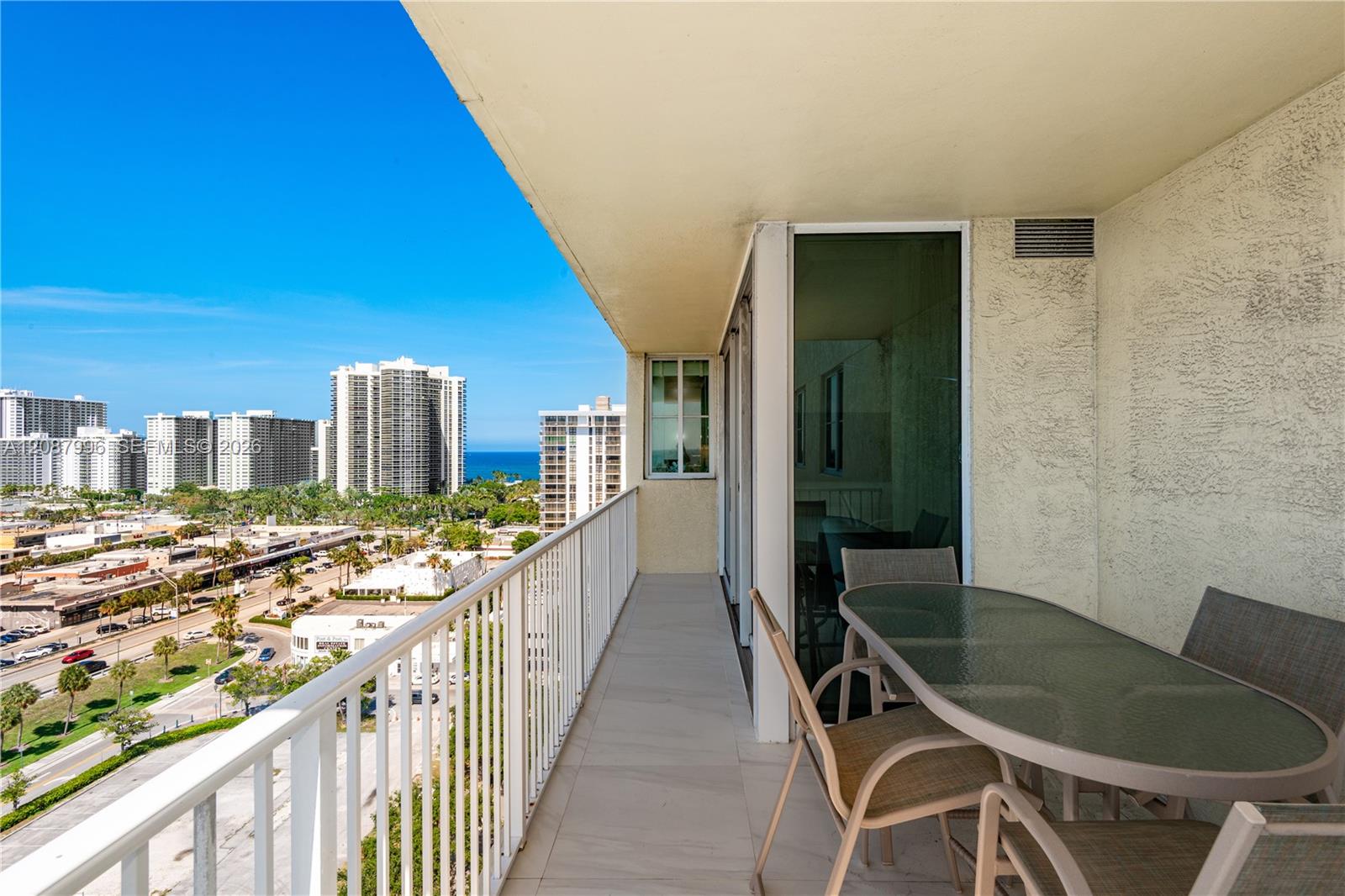 Large Balcony Off Living Room