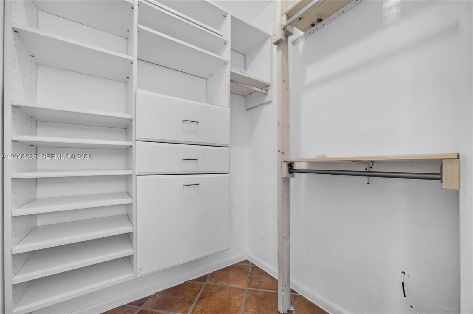 Walk-in closet in Primary Bedroom