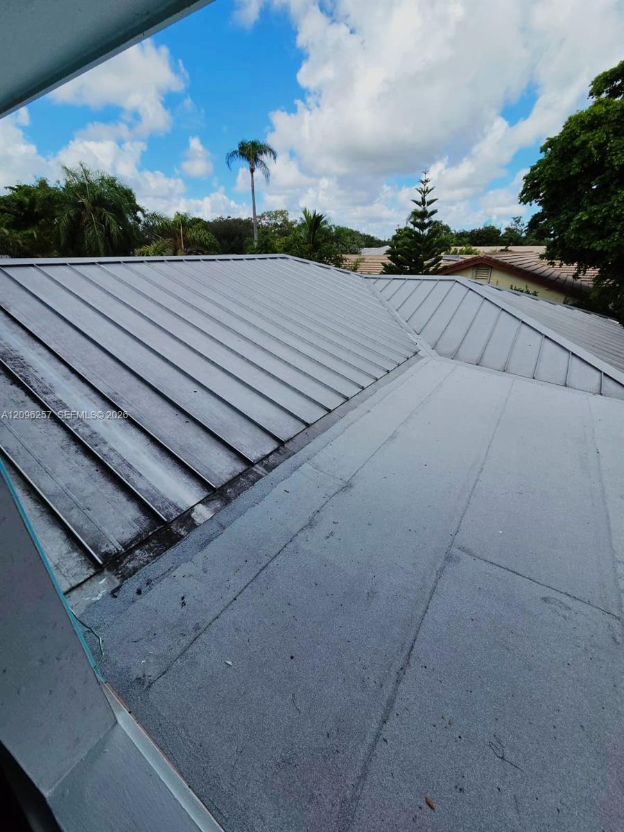Metal roof