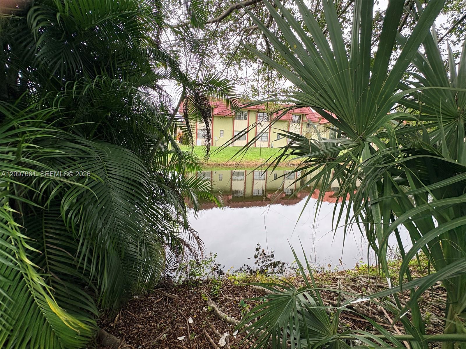view of canal in the back