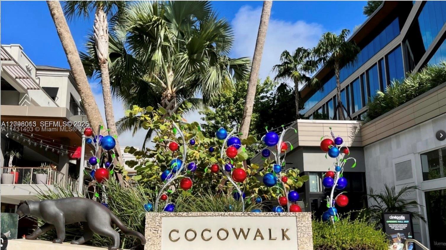 1.2 miles to Cocowalk