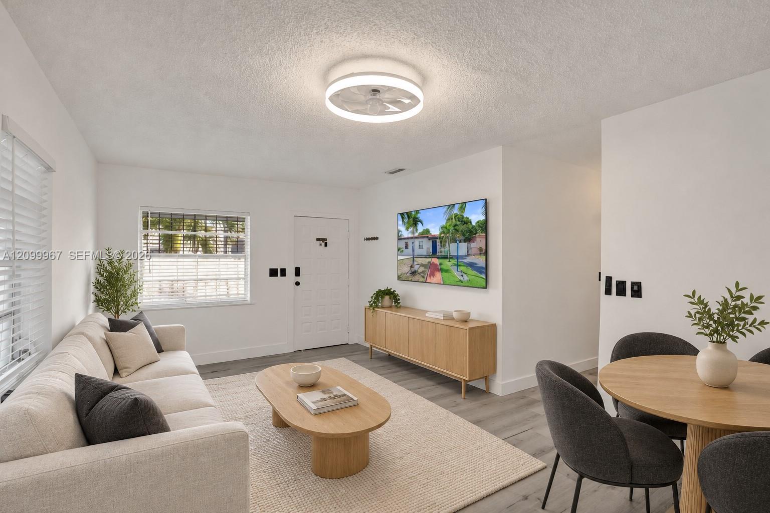 Living Room/Dining Room Virtually Staged