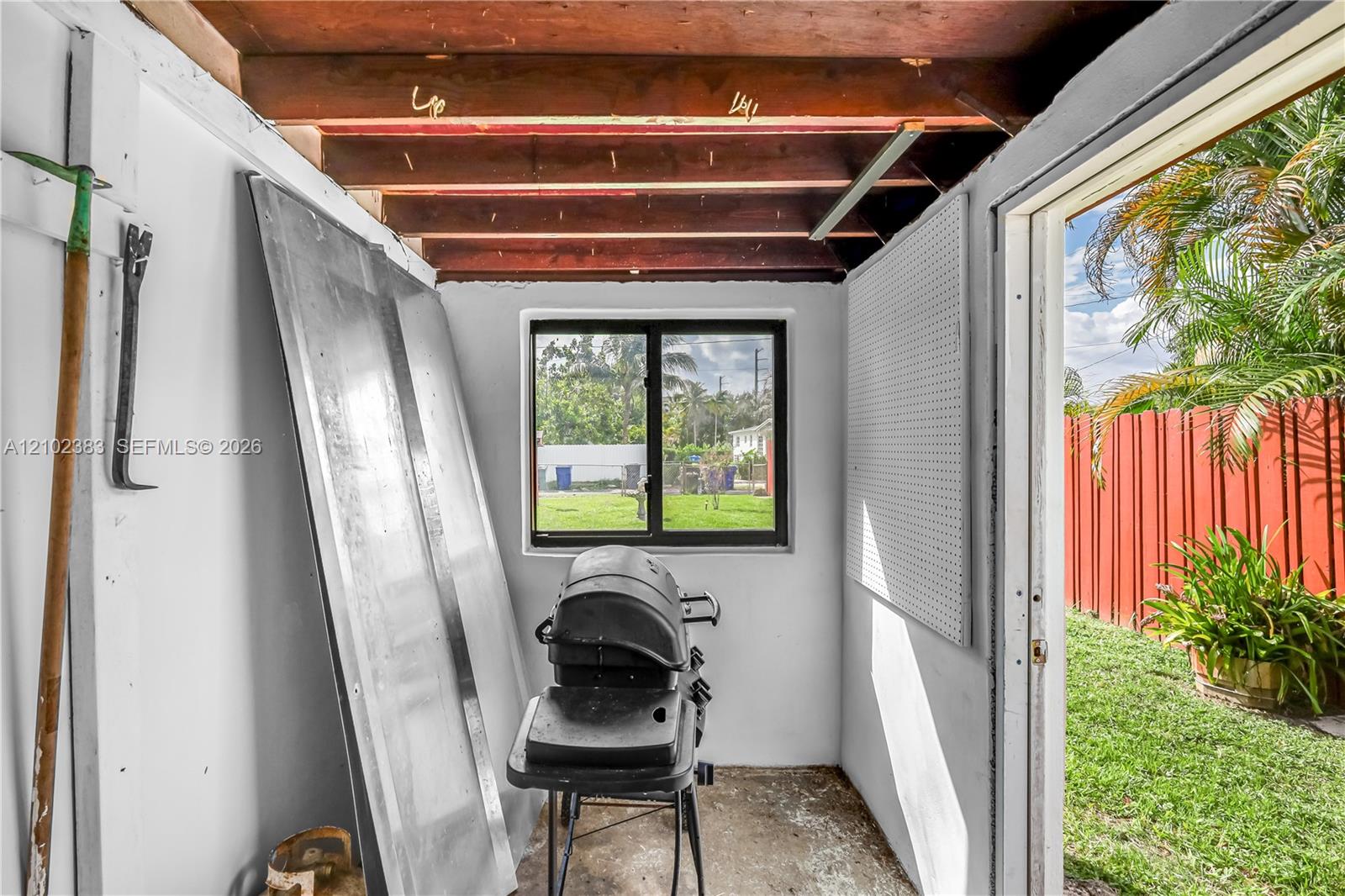 Enclosed extra storage space