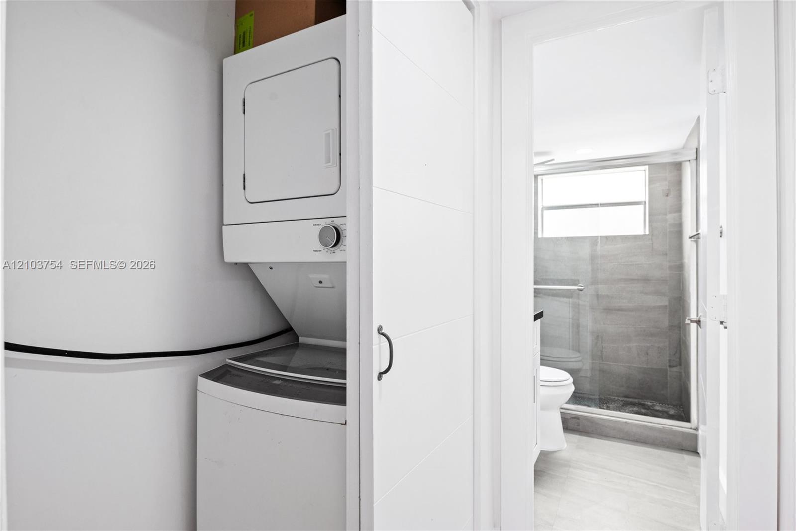 Additional laundry inside