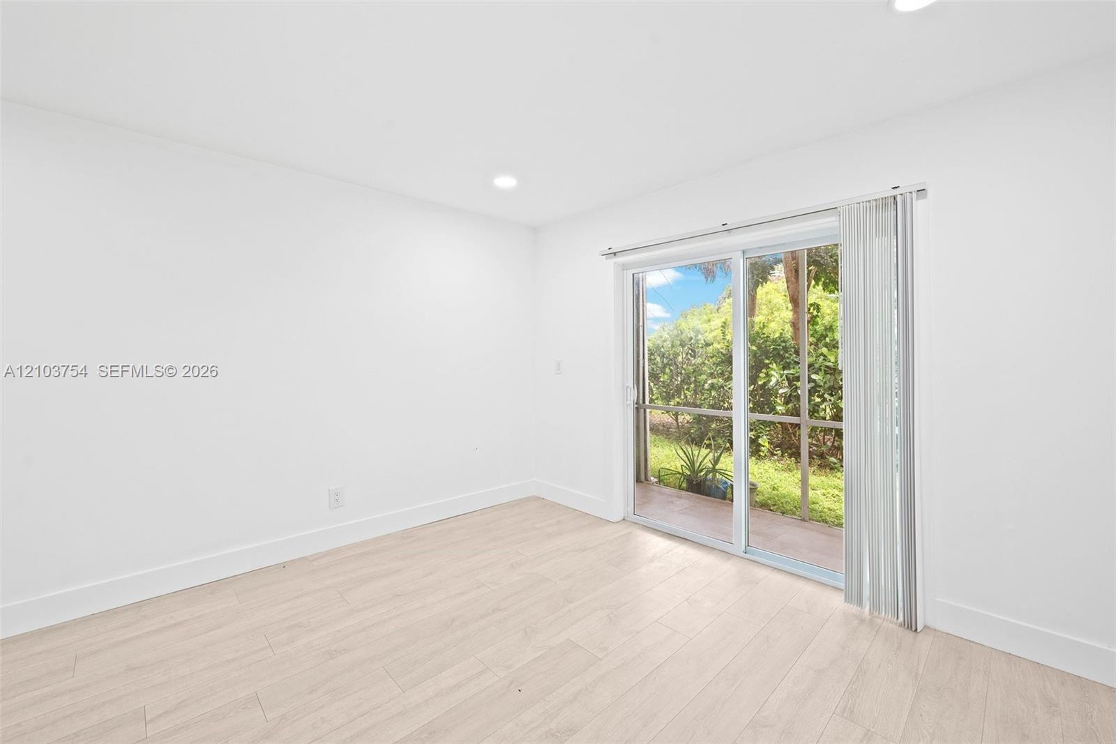 Sliding doors to Patio