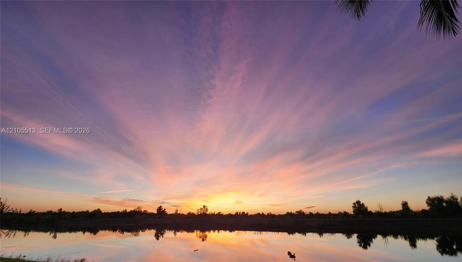 Spectacular Sunset Views seen nightly directly behind the home