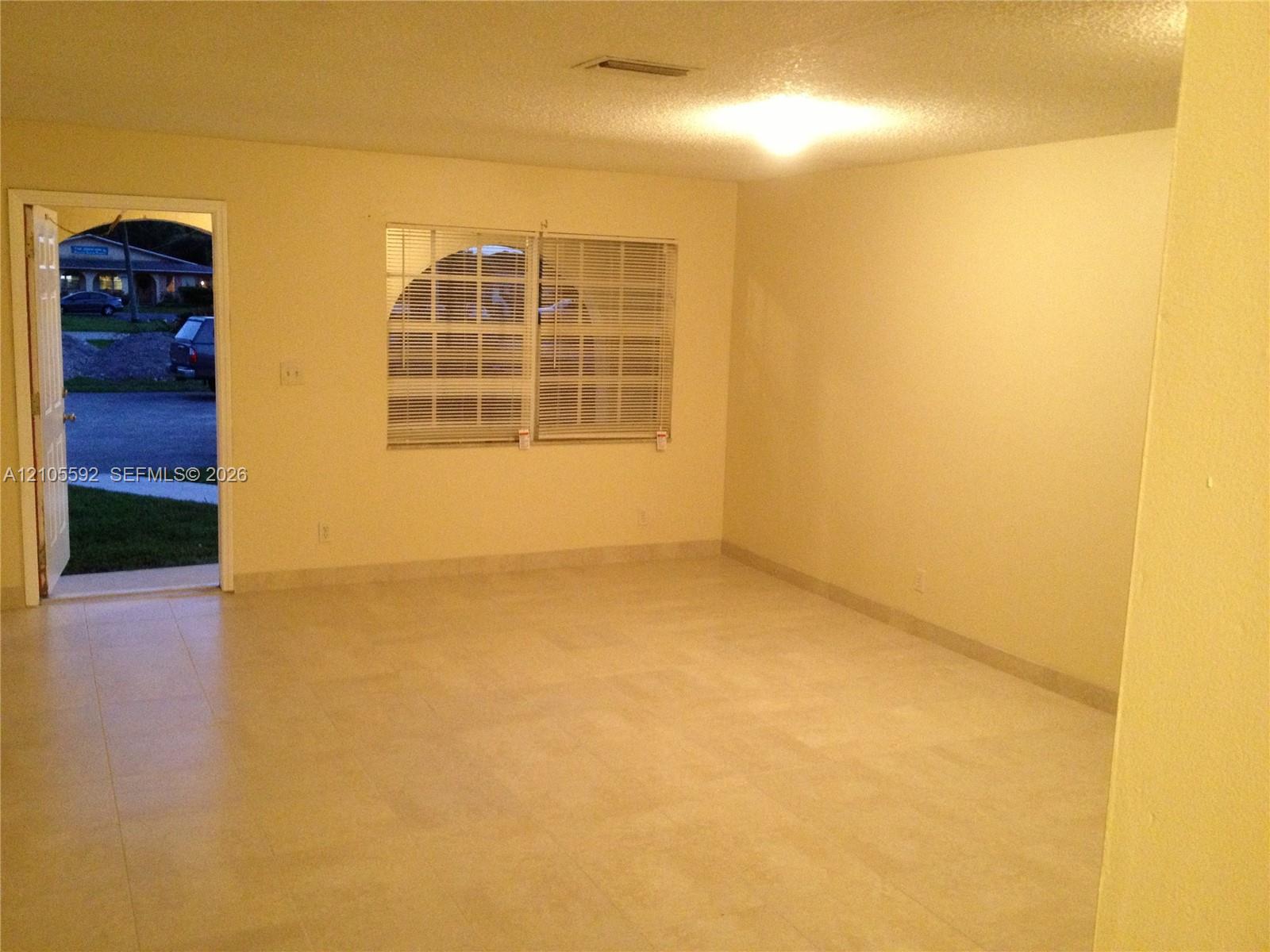 Tile flooring throughout