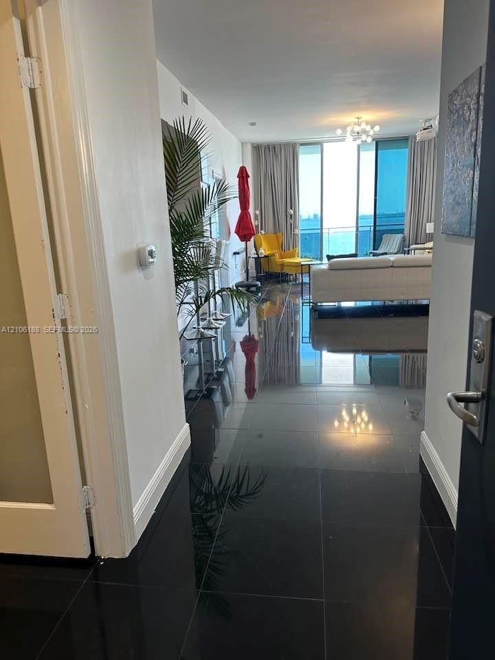 Entrance of unit