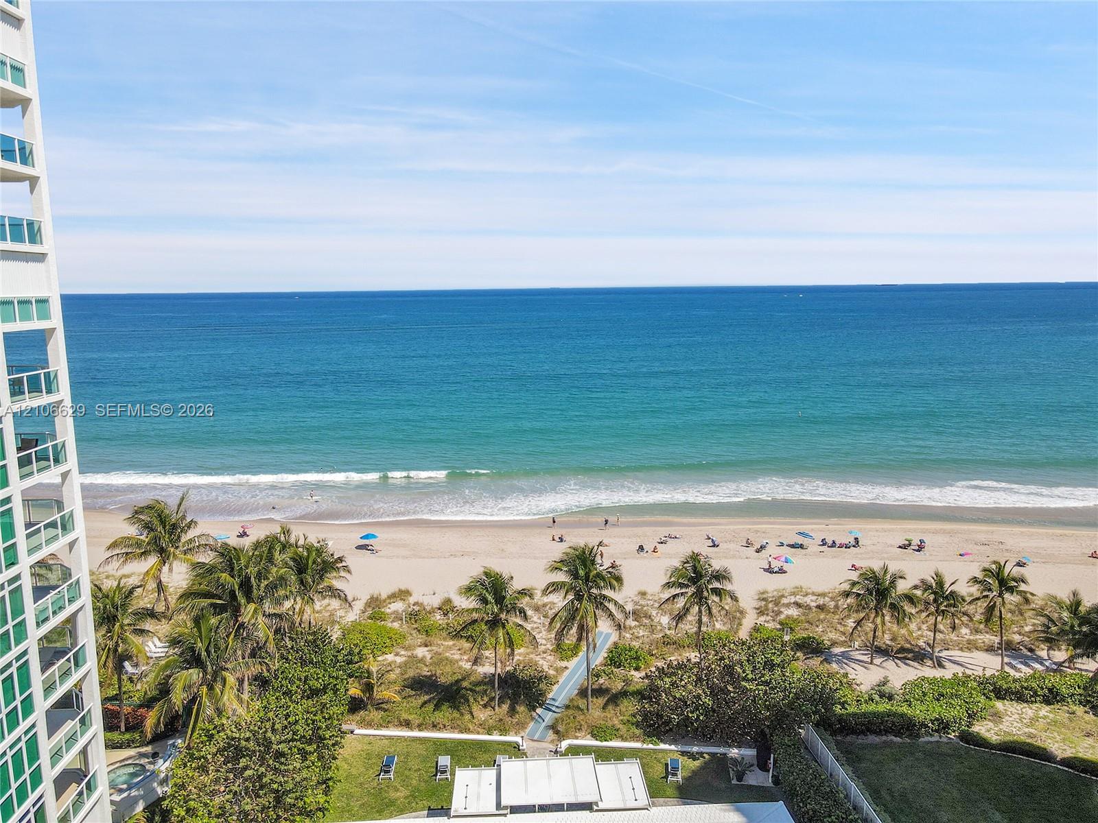 Private beach front property