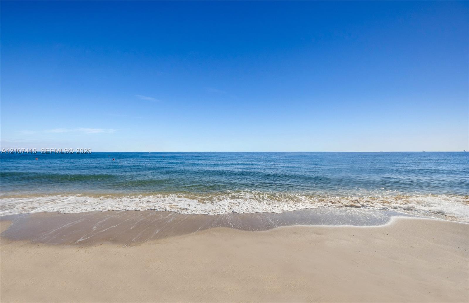 Sandy beachfront featuring immediate water access