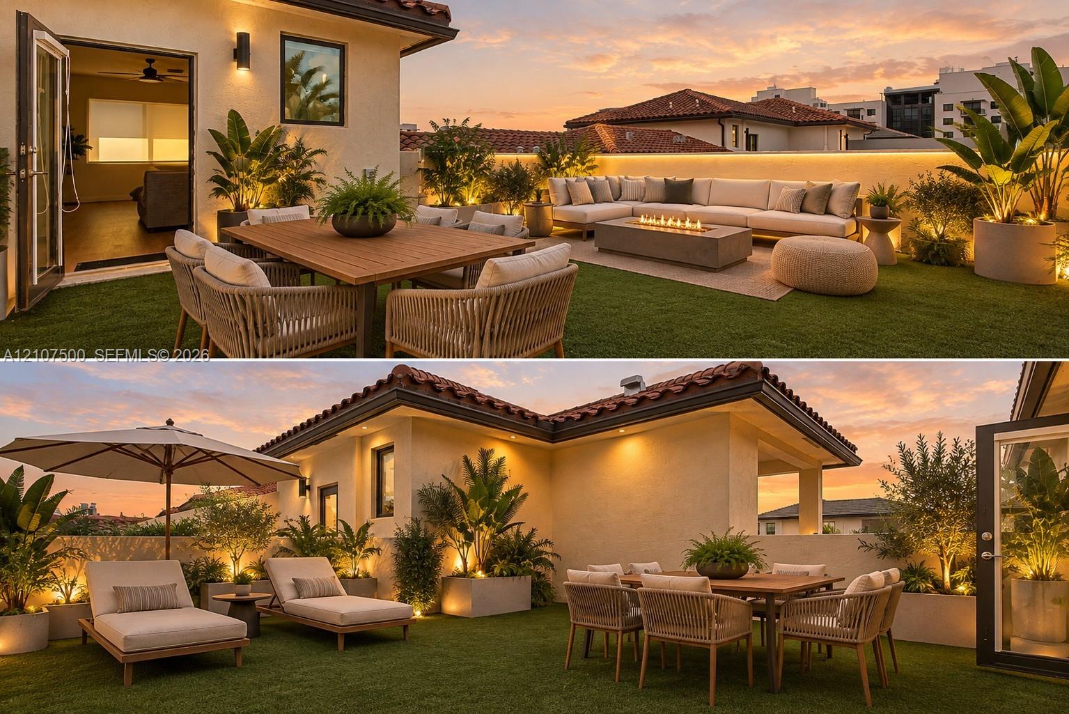 Rendering for Rooftop Terrace