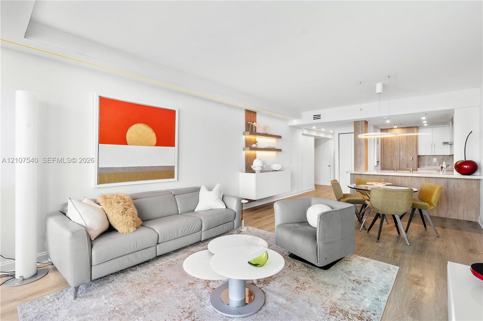 Open concept living space