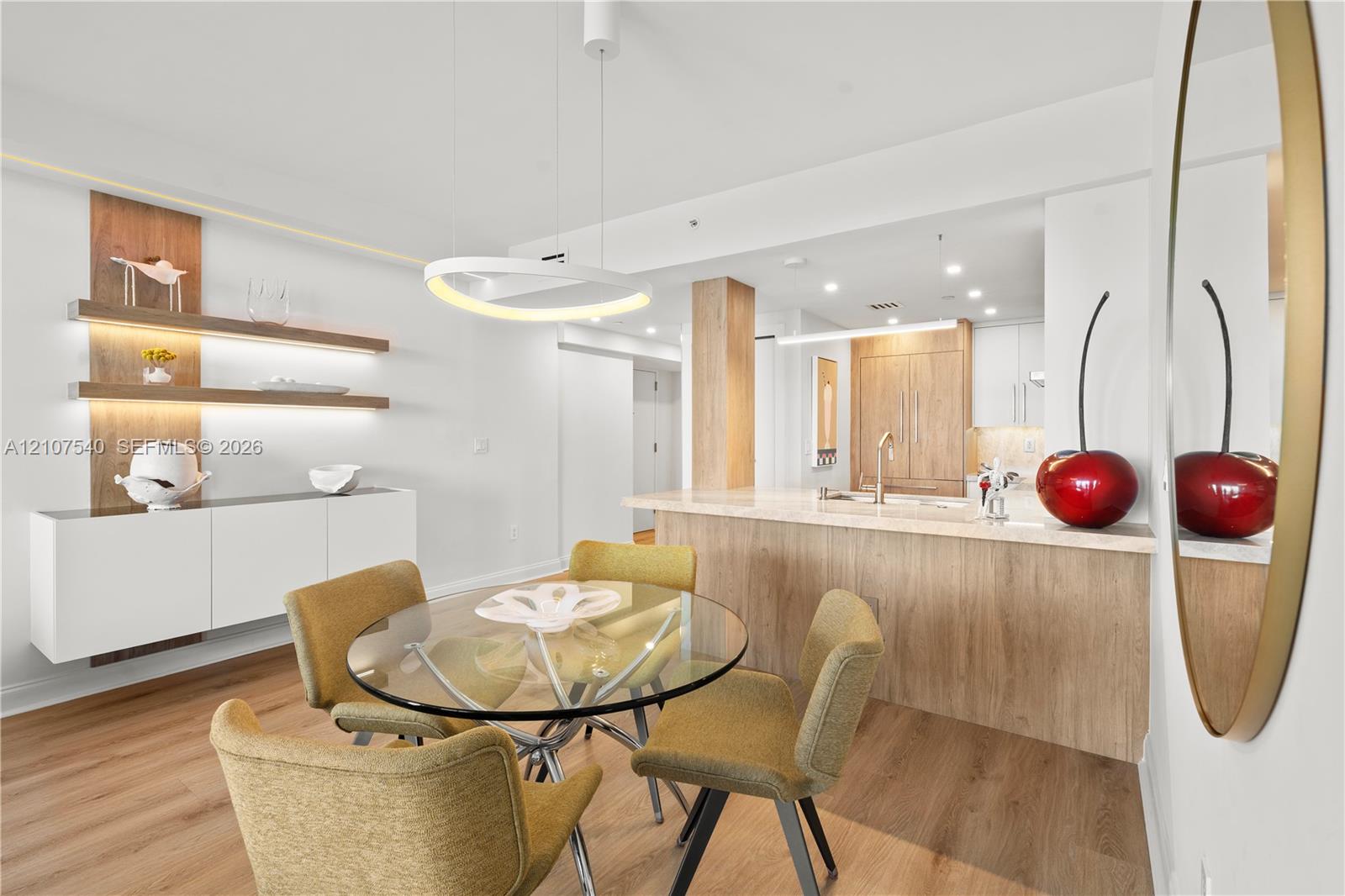 Open-concept living space