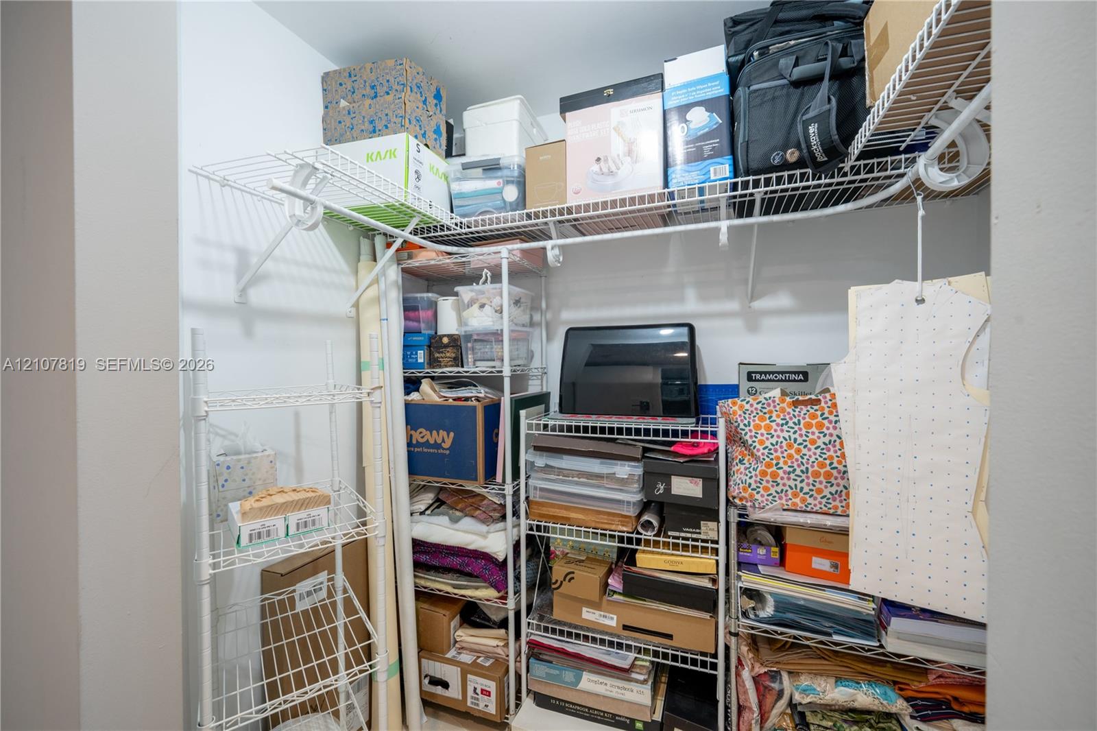 Walk in closet in bedroom #2