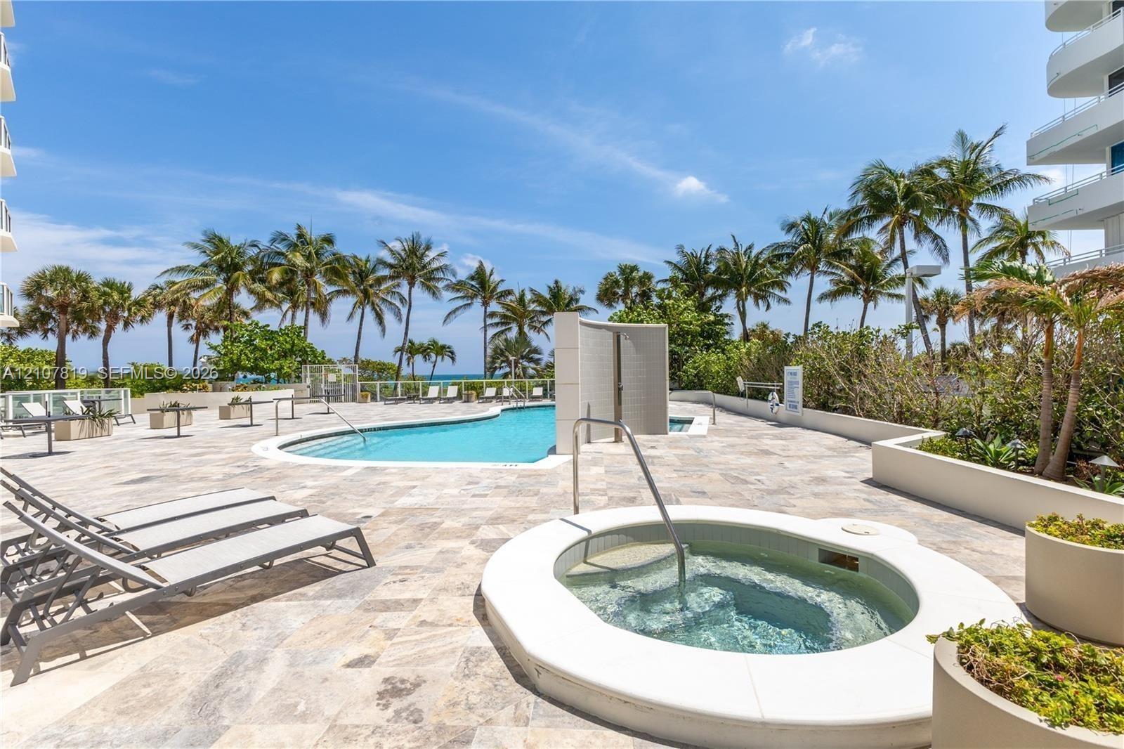 brand new pool and spa