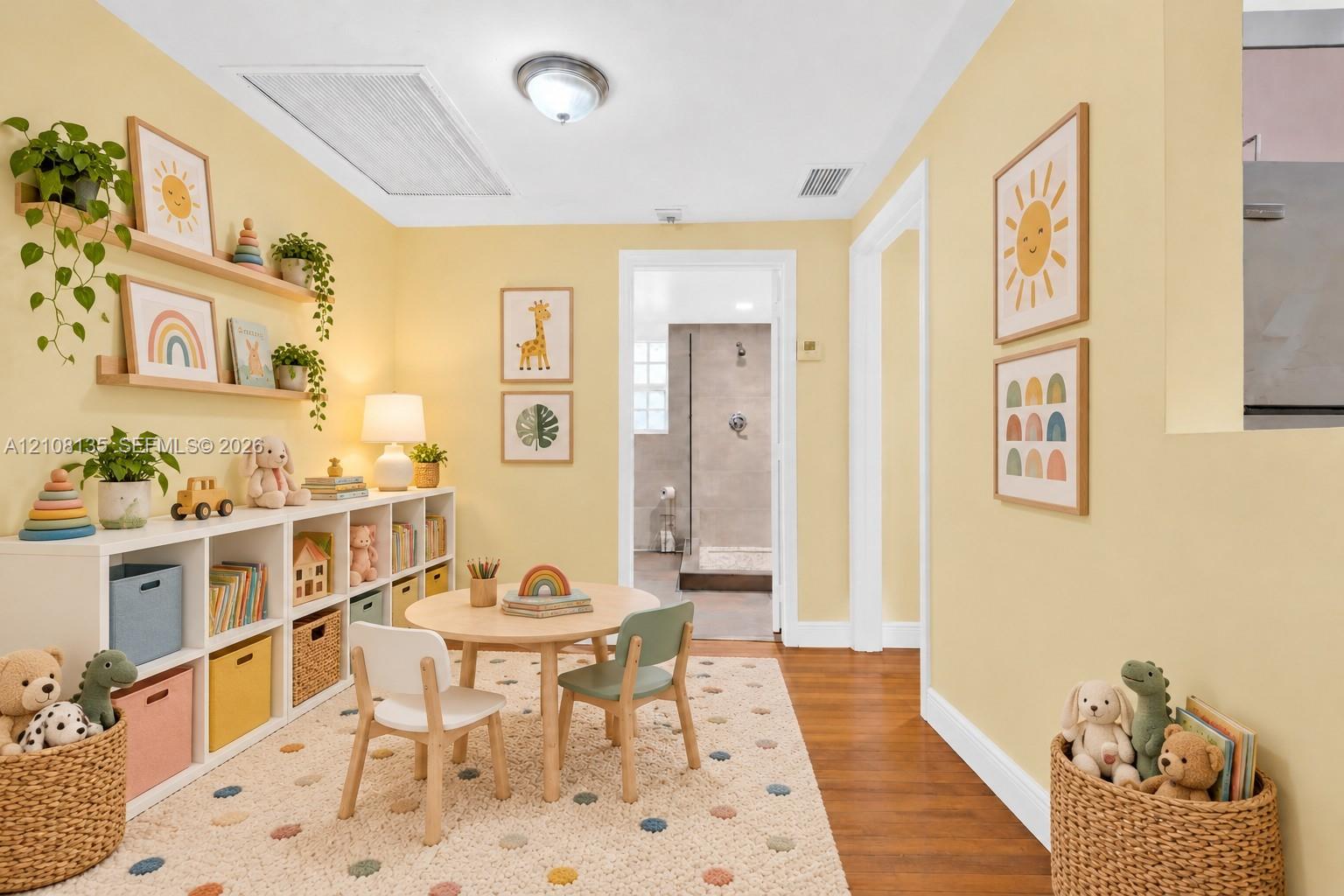 AI den showing furniture potential