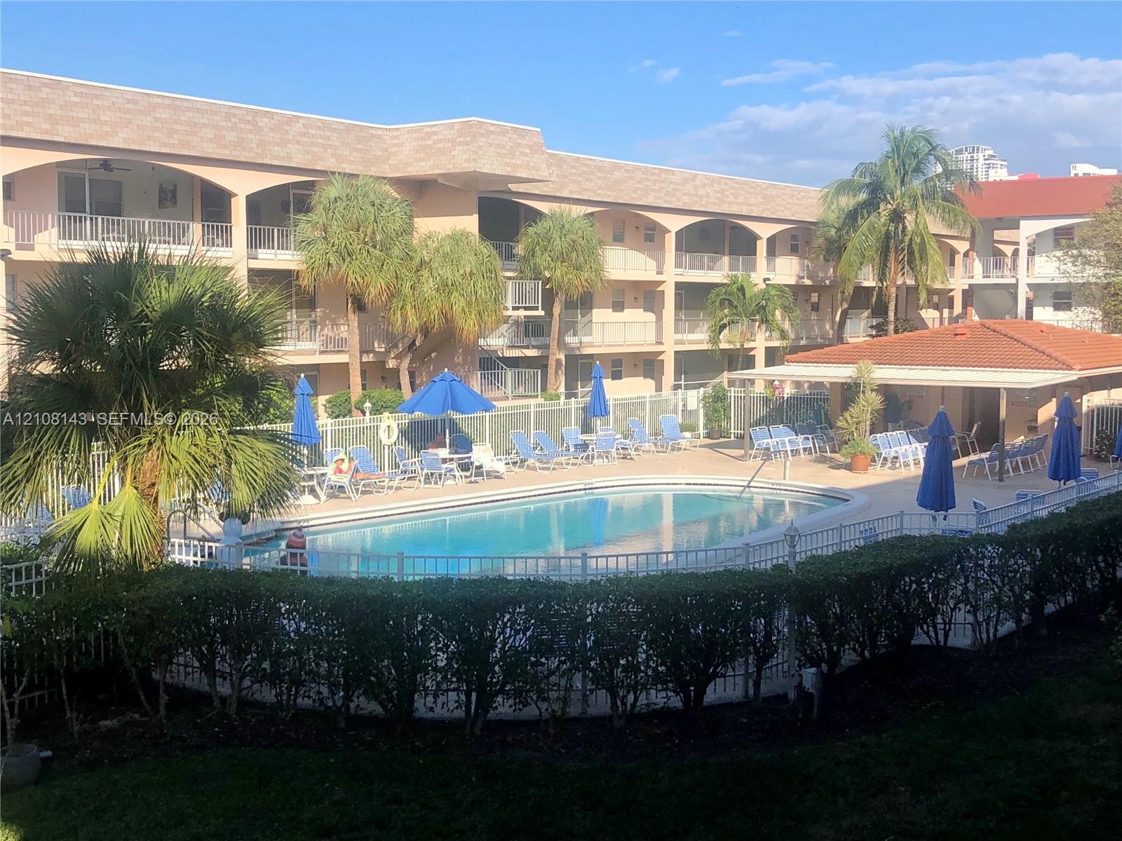 POOL VIEW FROM THE UNIT