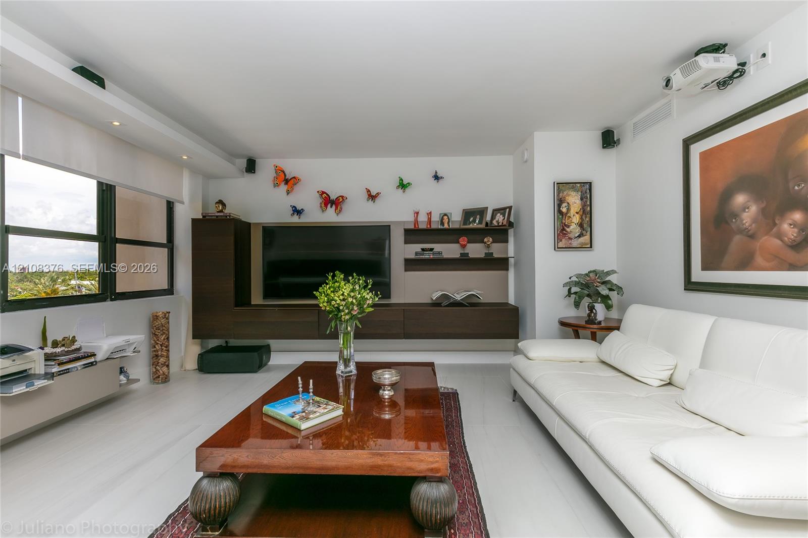 Third Bedroom converted in a very spacious DEN offers a magnificent Bay View