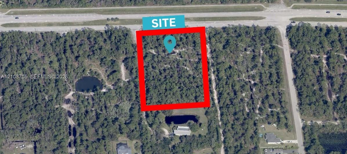Aerial Site Plan. Illustrating the physical boundaries and geographic positioning of the property