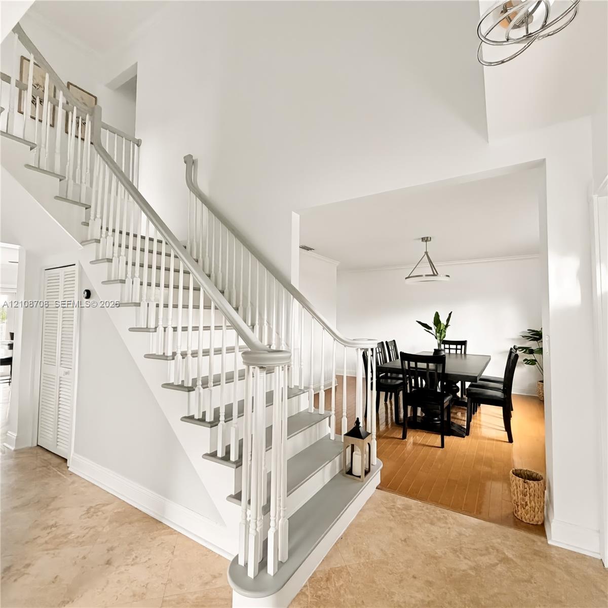Staircase to the second floor