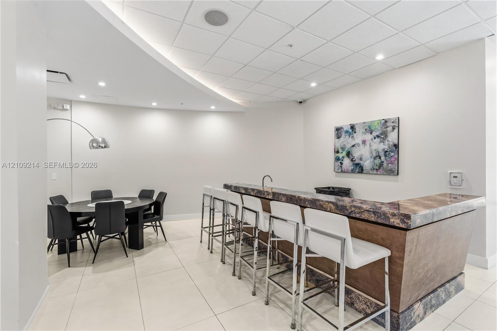 Custom bar area