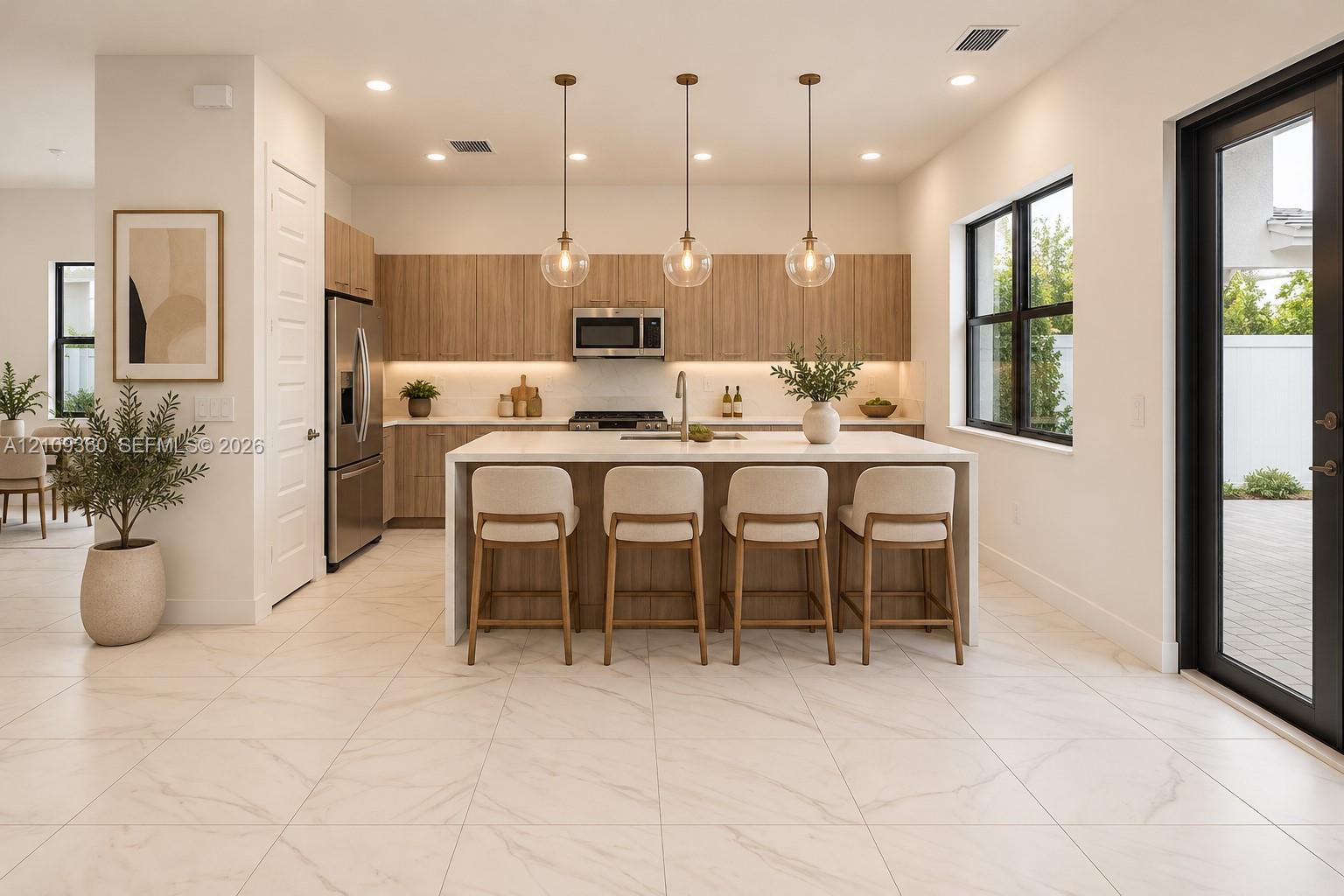 Digital staged Kitchen