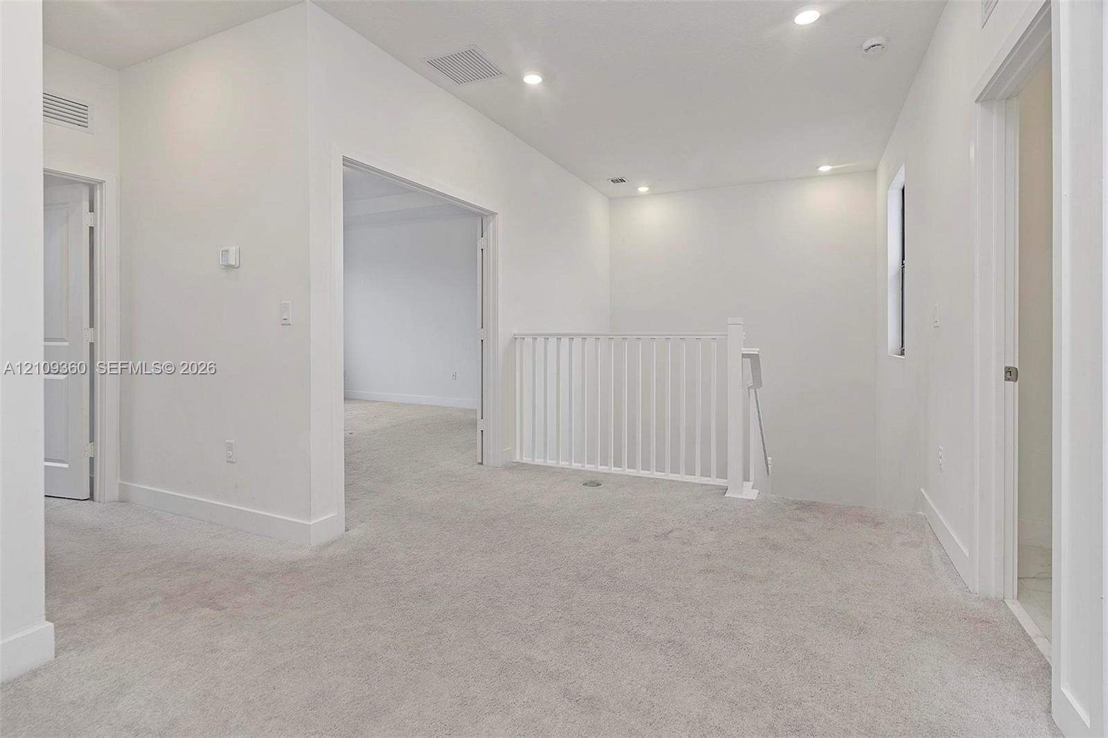 Living area at the end of the stairs