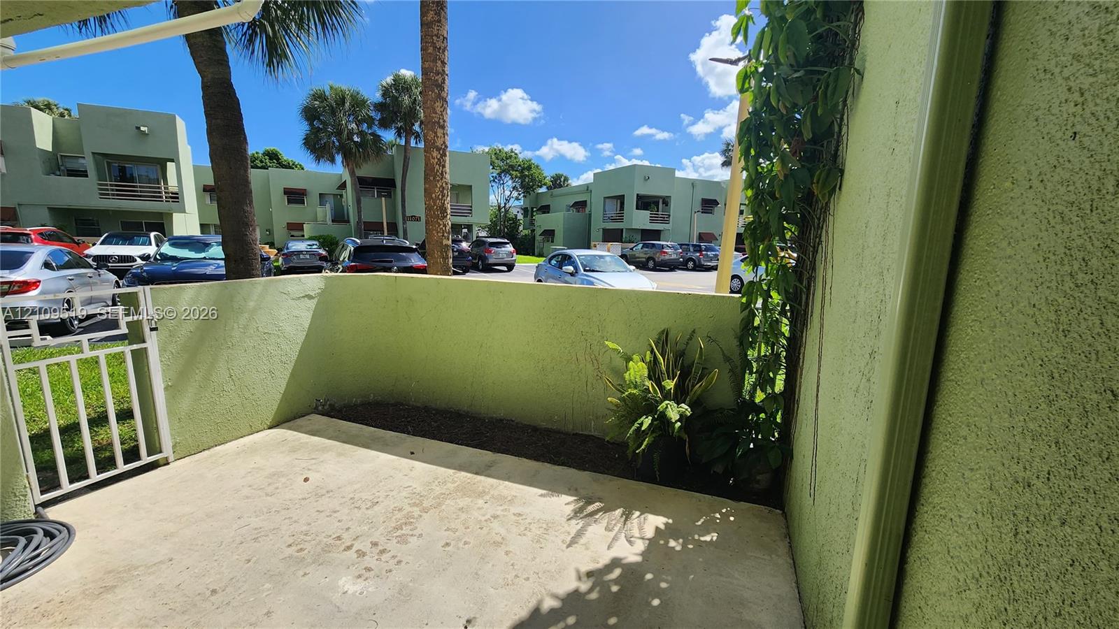 Larger second gated patio private terrace easy access