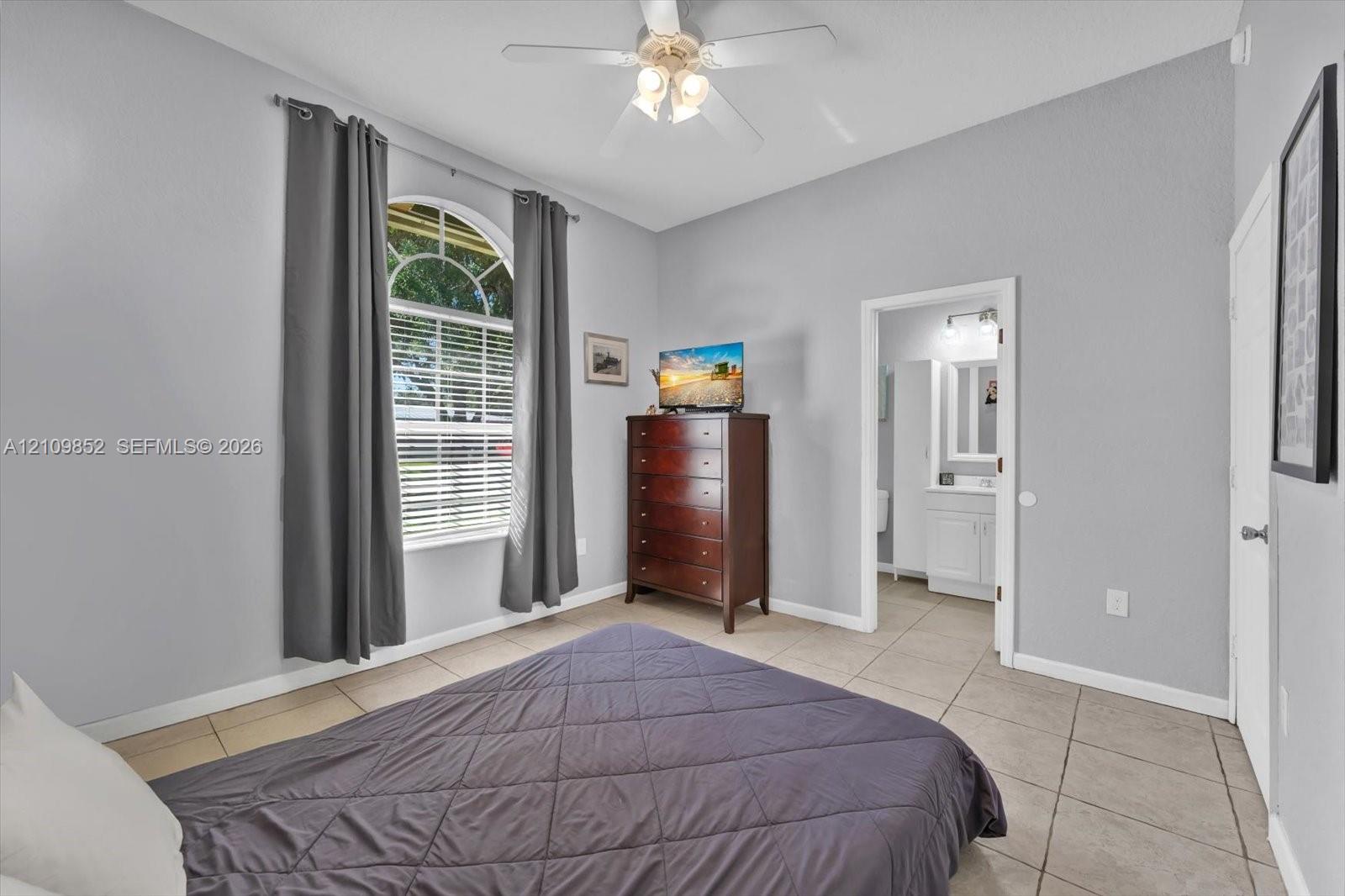 This bedroom has an ensuite bathroom *