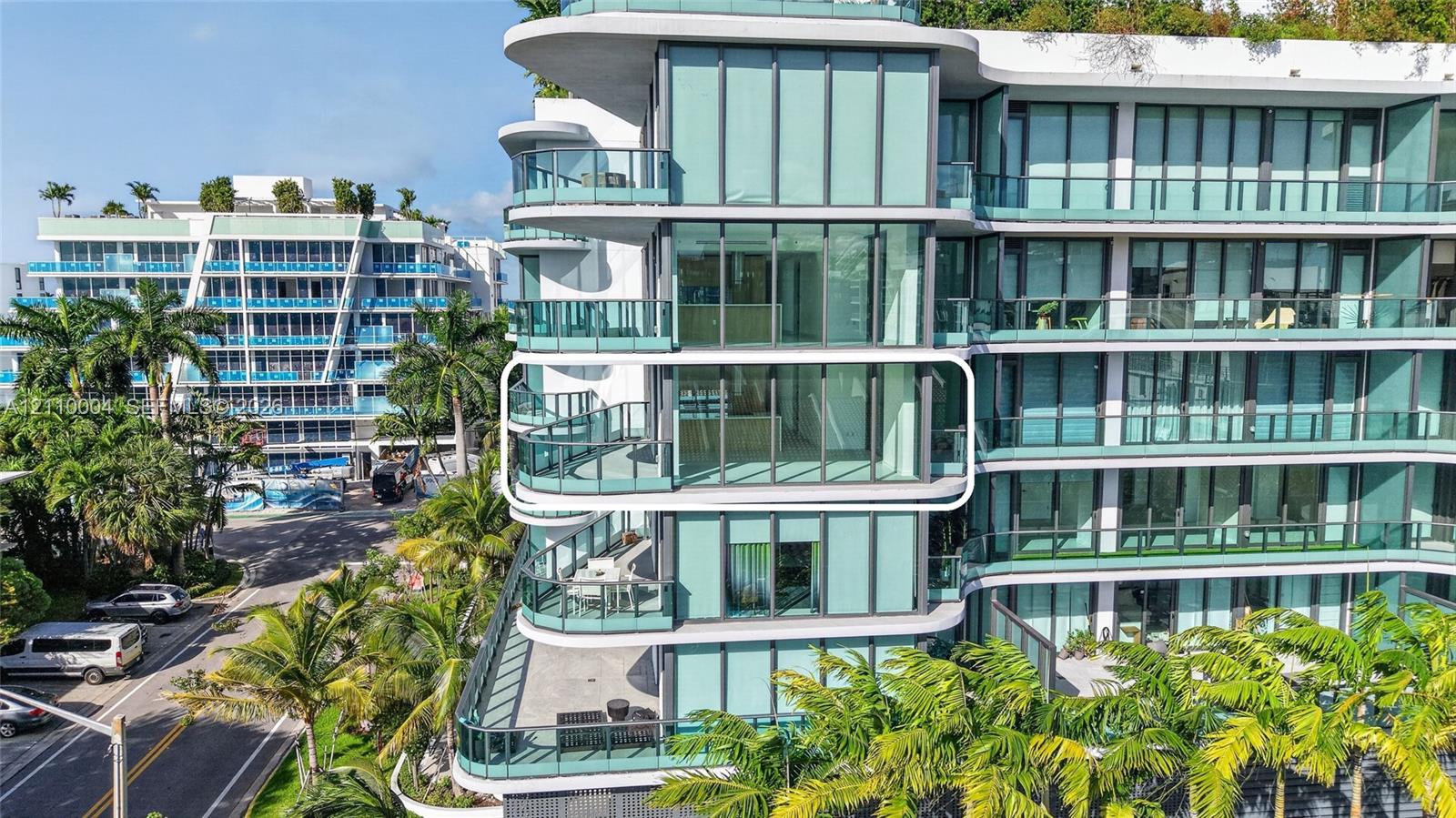 High-rise exterior featuring floor-to-ceiling glass windows