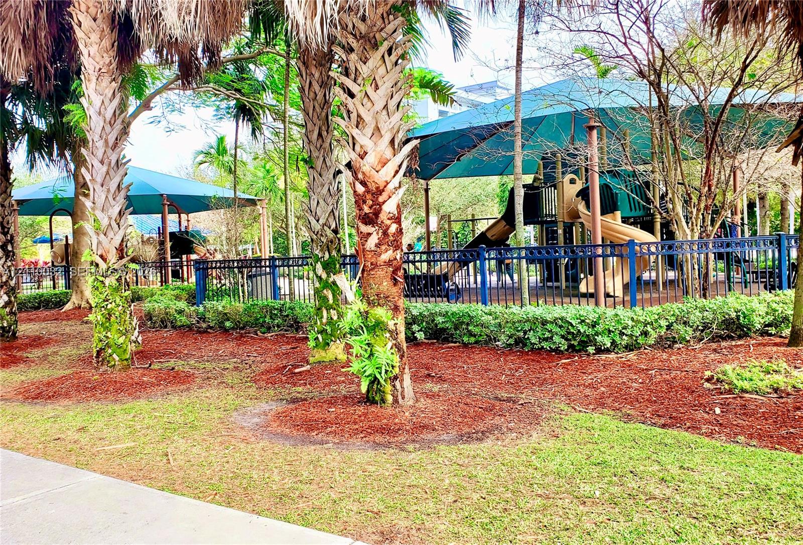 Outdoor playground area