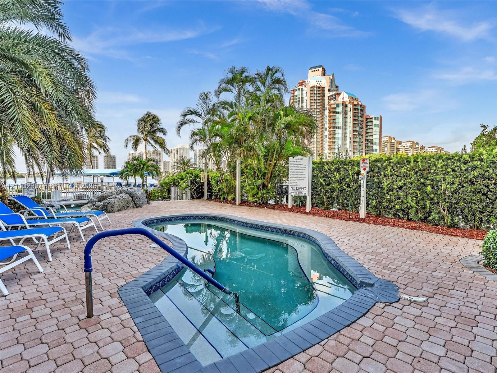 Stunning Waterfront Pool Overlooking the Intracoastal and Marina