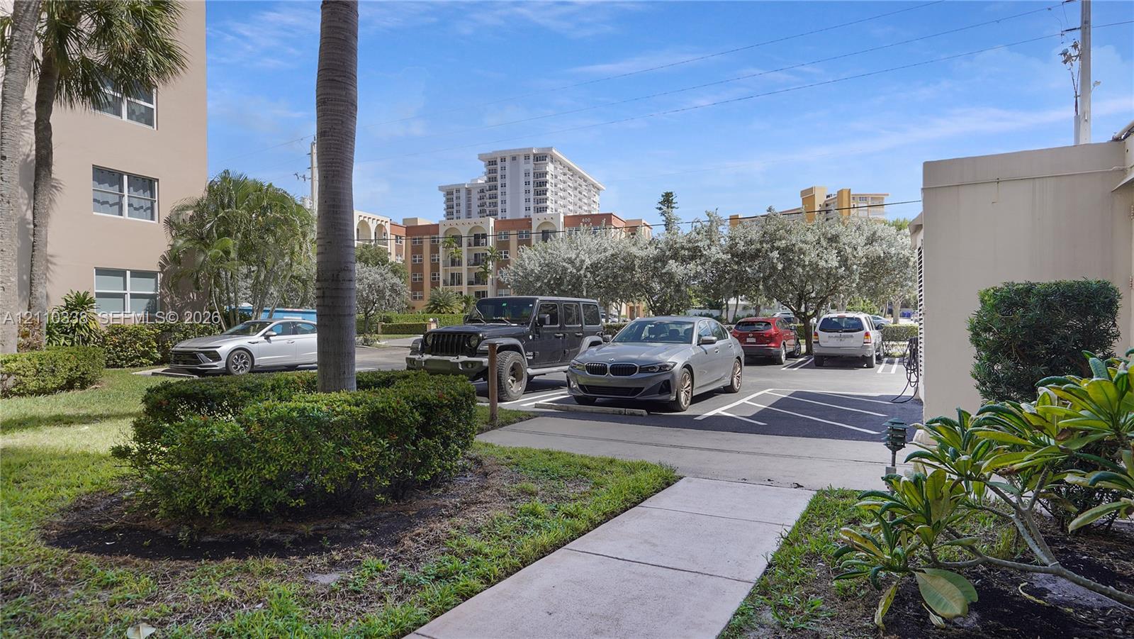 Parking right at your door for easy access, feels like a single family home