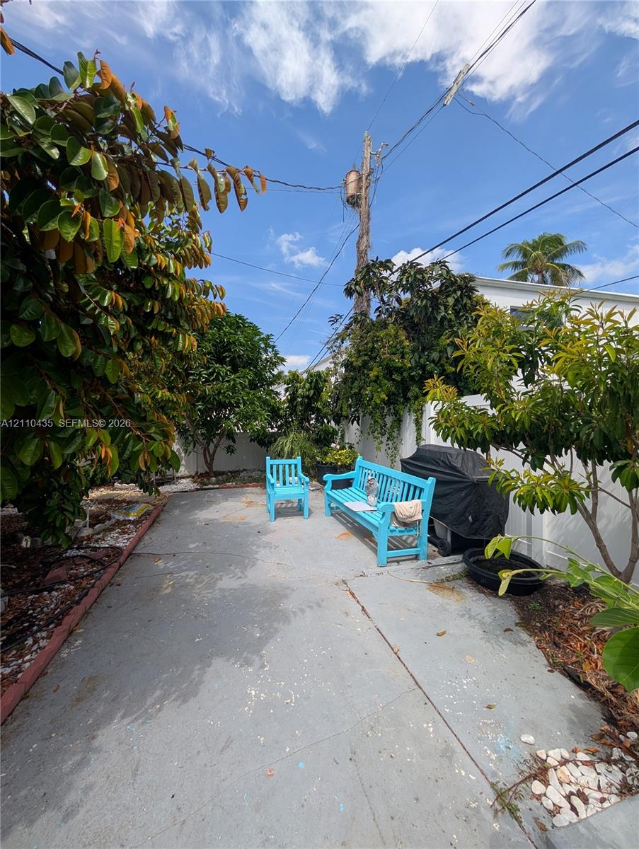 Back area