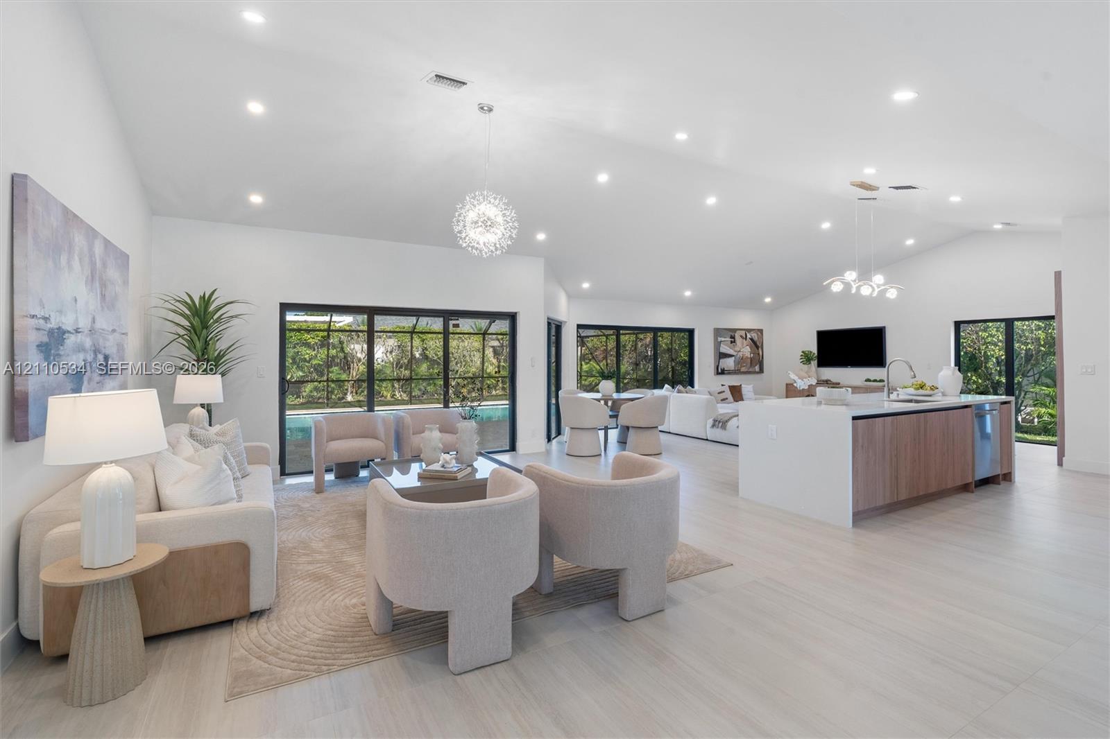 Open-concept living space Open-concept living space