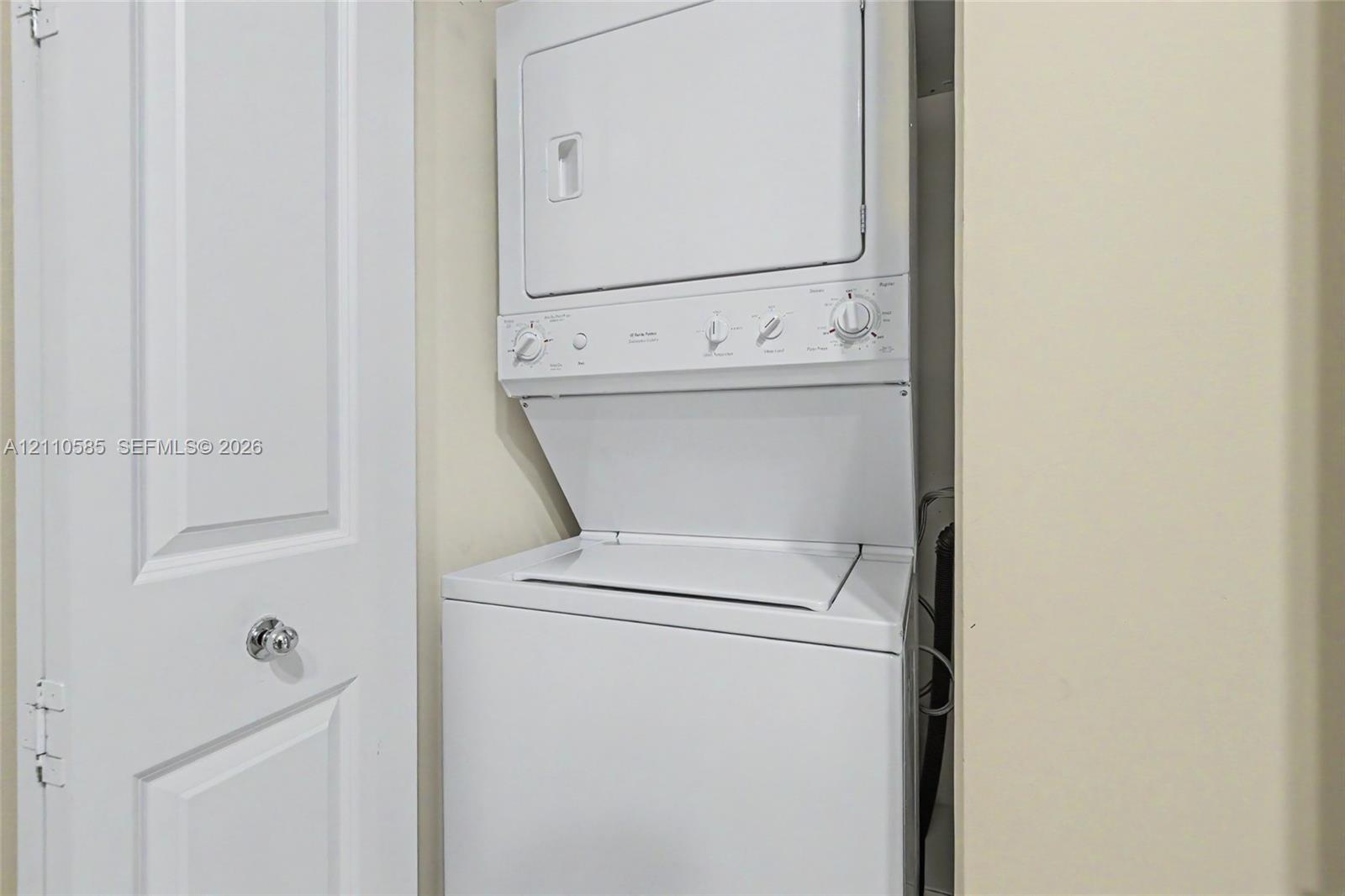 Stacked laundry
