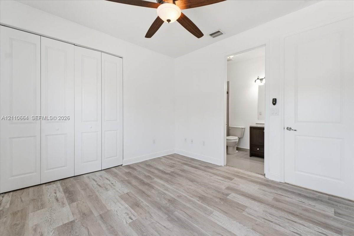 Bedroom #2 offers the comfort and privacy of its own full bathroom