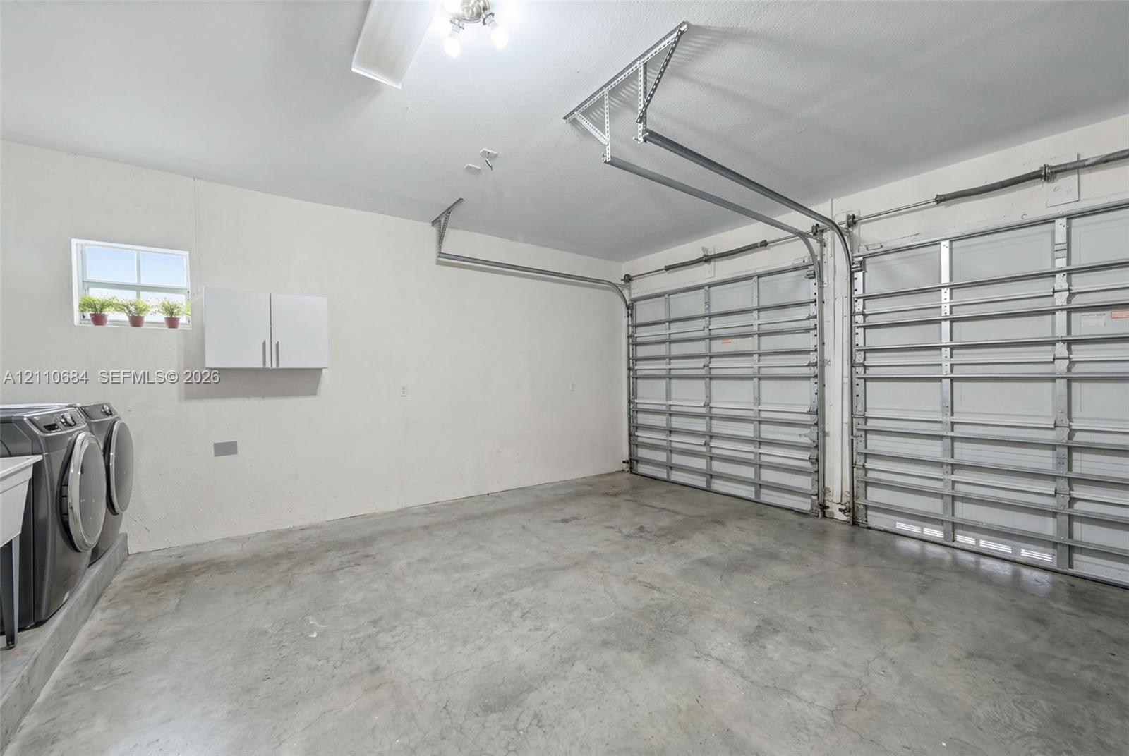 Two-car garage