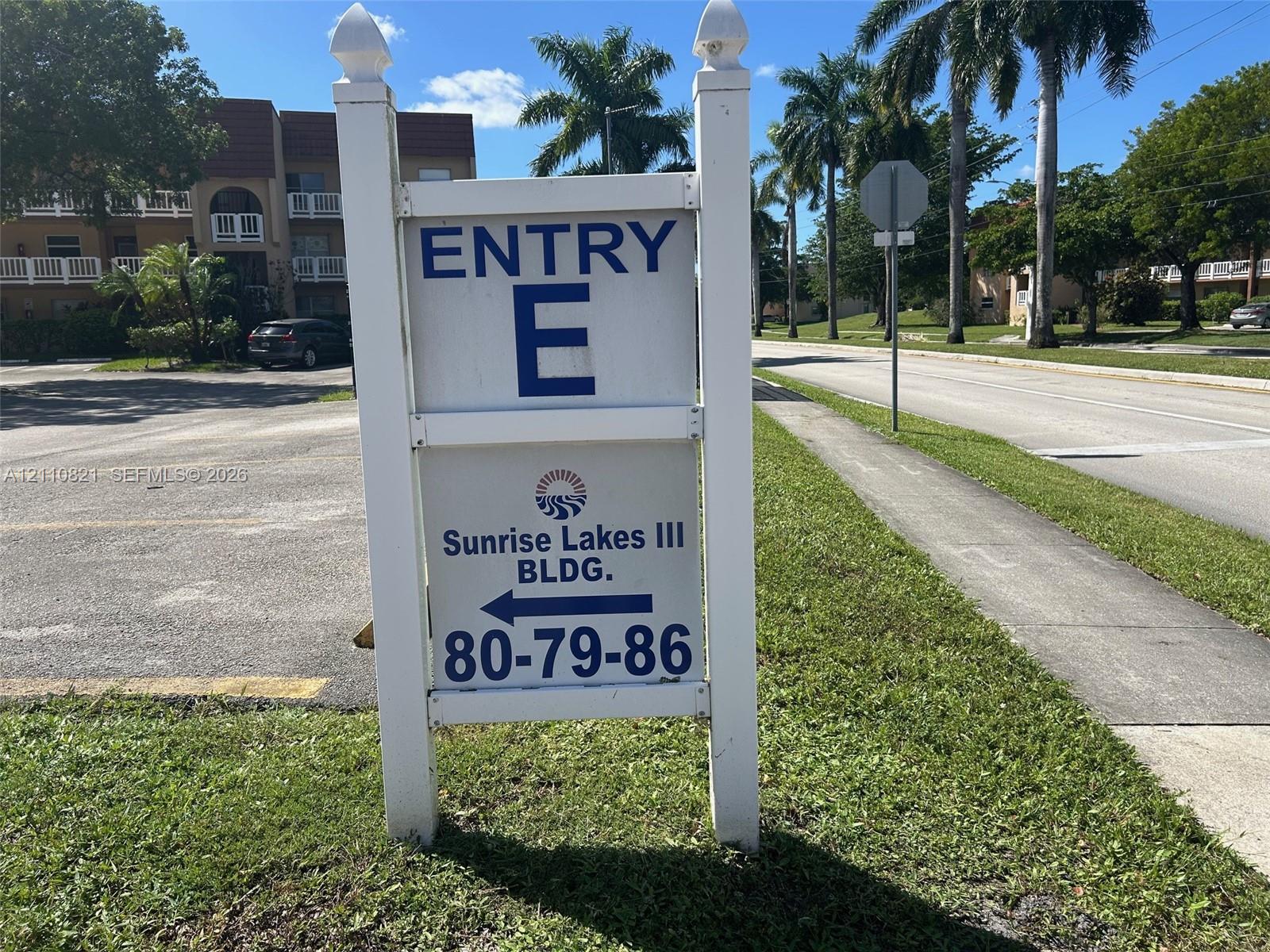 Sign to Building