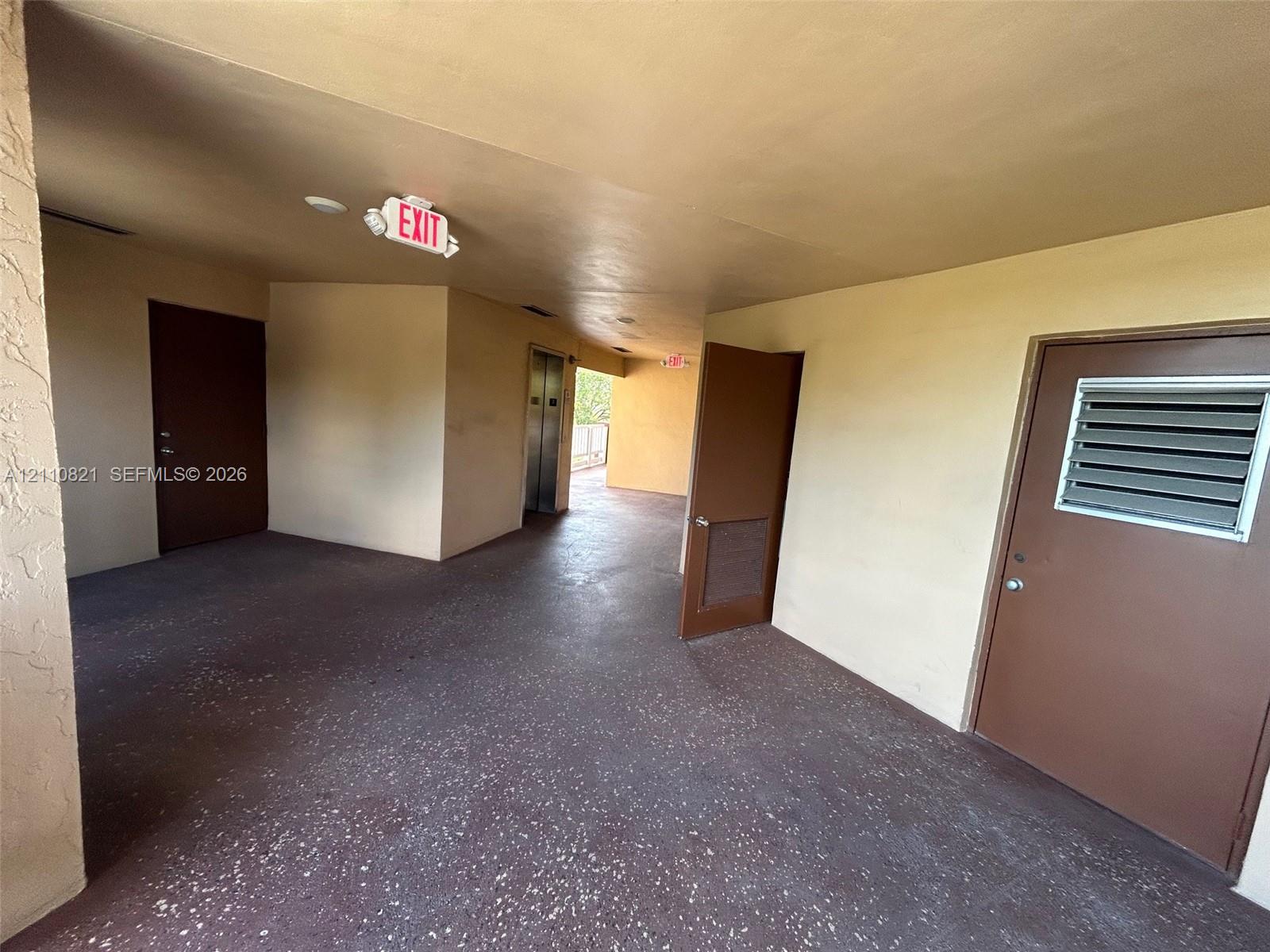 Main area from elevator