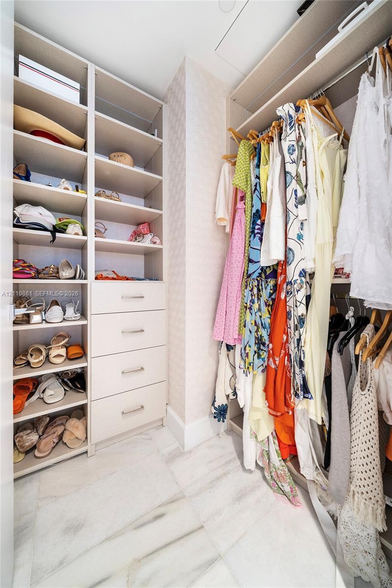 Custom walk-in closet