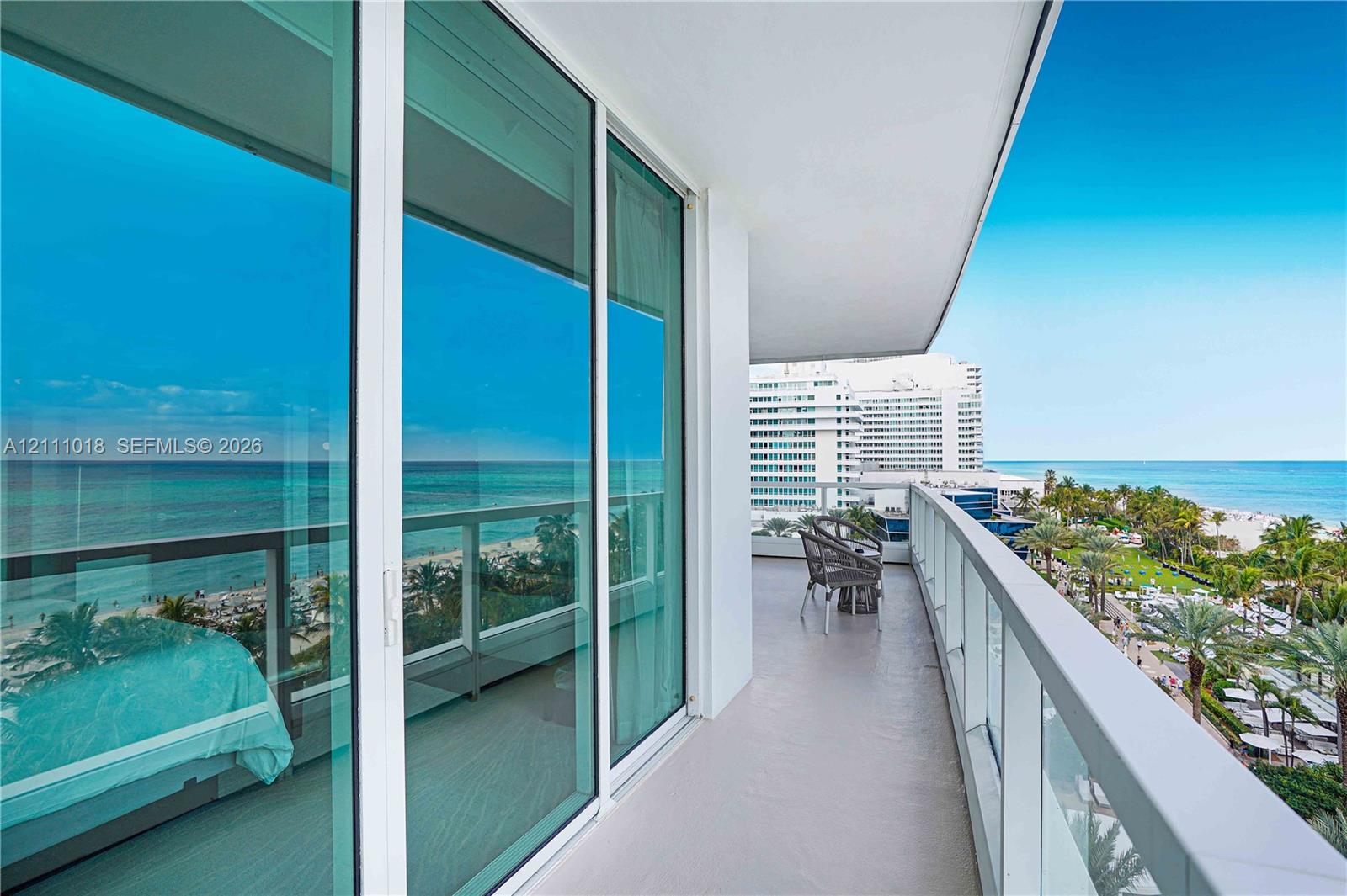 Balcony off bedroom